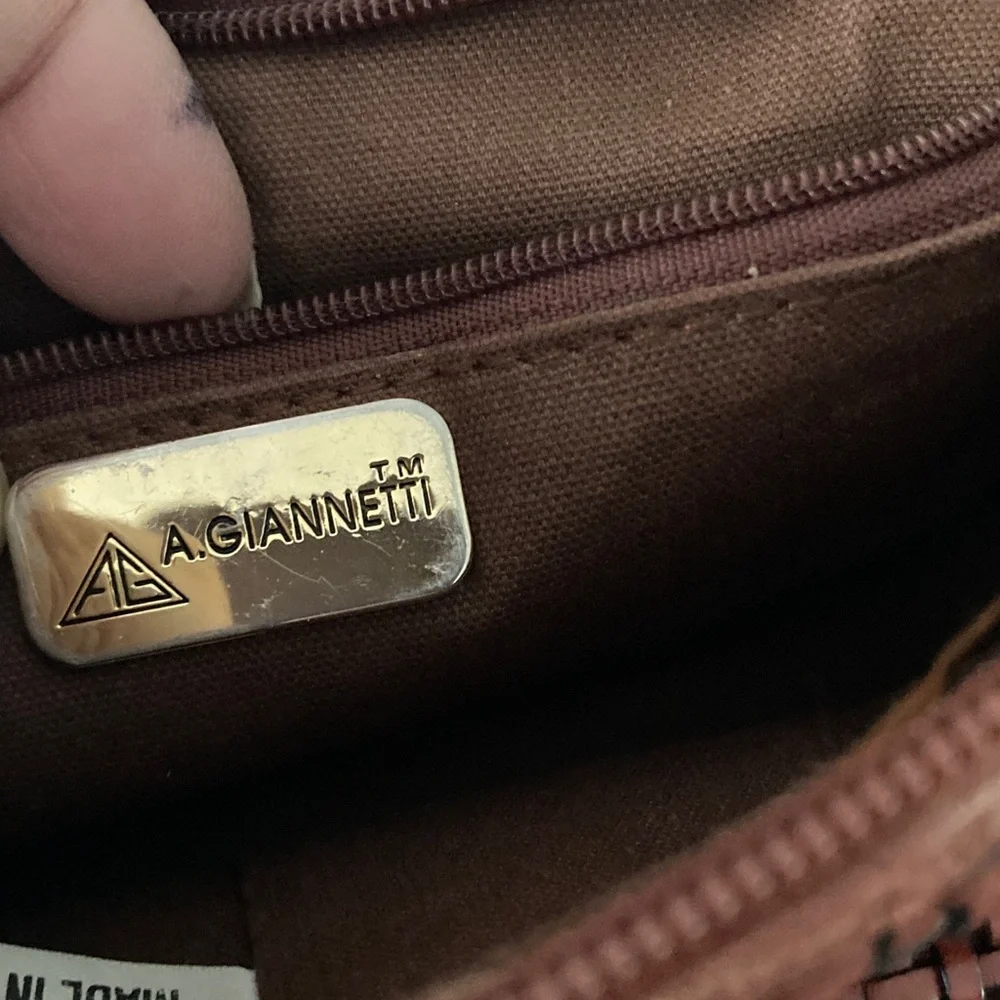 Brown Woven Crossbody Bag - Picture 4 of 4